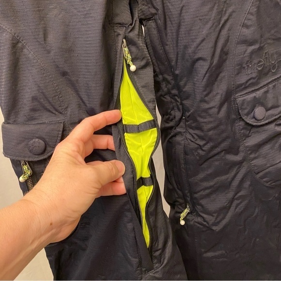 Firefly Stellar Snow Pants Womens Sz Small High Rise Black Snowboard Ski AquaMax - Picture 6 of 14